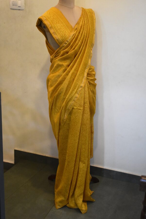 CHANDERI BLOCKPRINTED SAREES