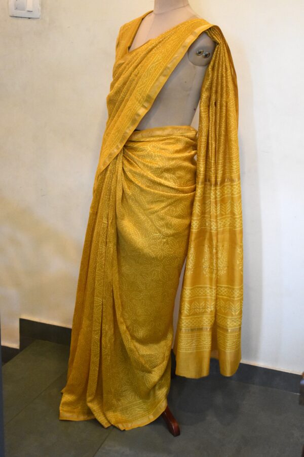 CHANDERI BLOCKPRINTED SAREES