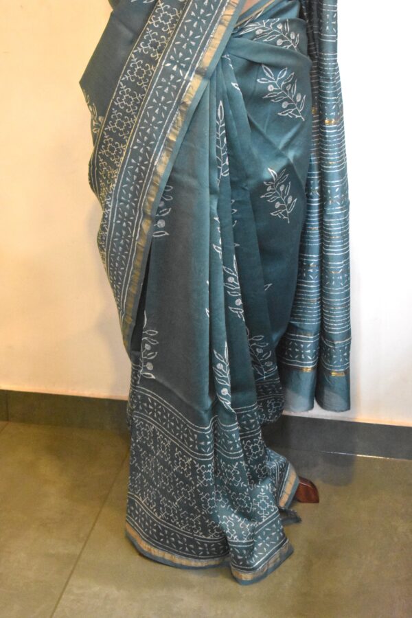 CHANDERI BLOCKPRINTED SAREES