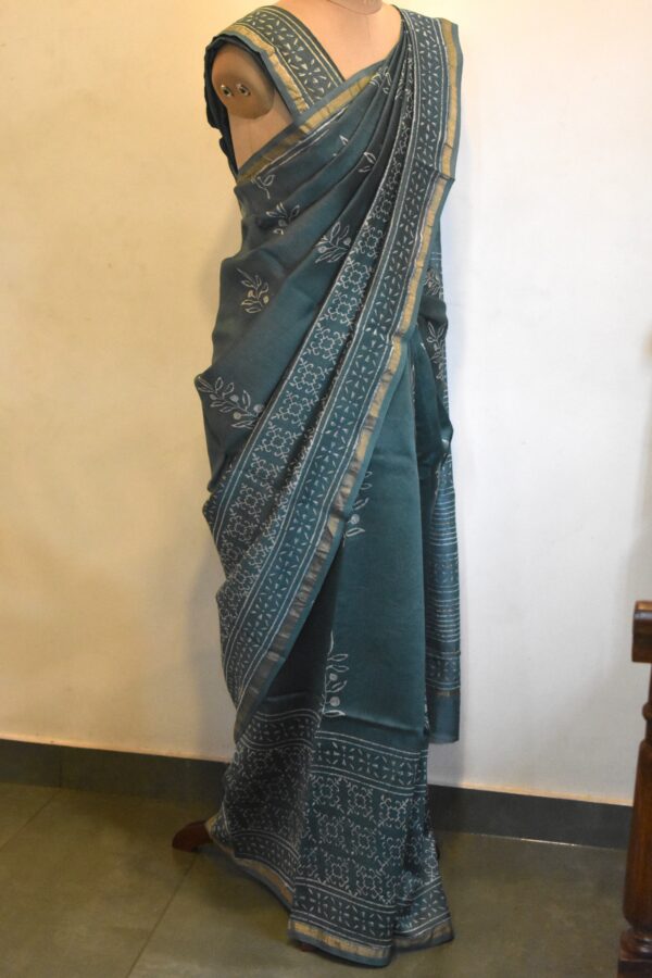 CHANDERI BLOCKPRINTED SAREES