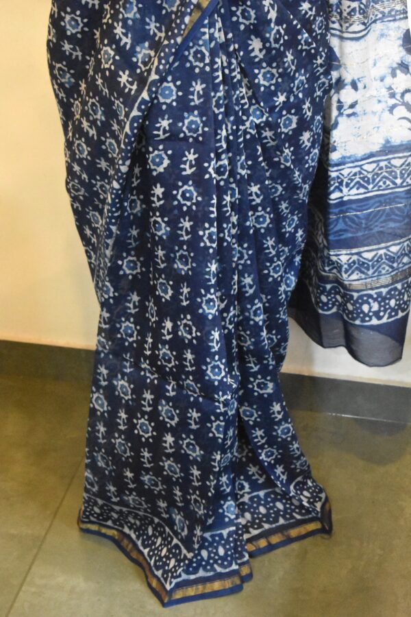 CHANDERI BLOCKPRINTED SAREES