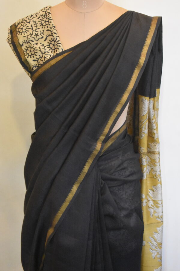 CHANDERI BLOCKPRINTED SAREES