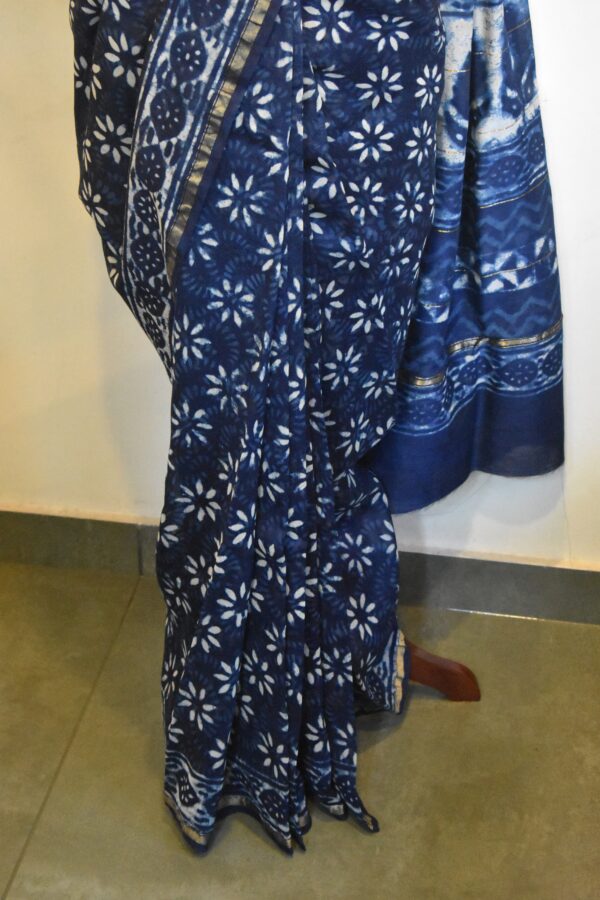 CHANDERI BLOCKPRINTED SAREES