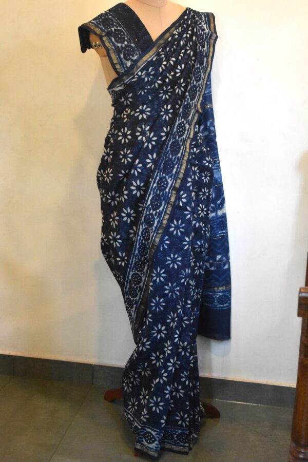 CHANDERI BLOCKPRINTED SAREES
