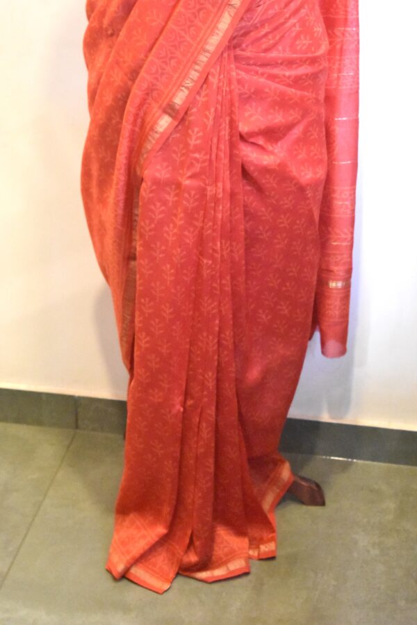 CHANDERI BLOCKPRINTED SAREES