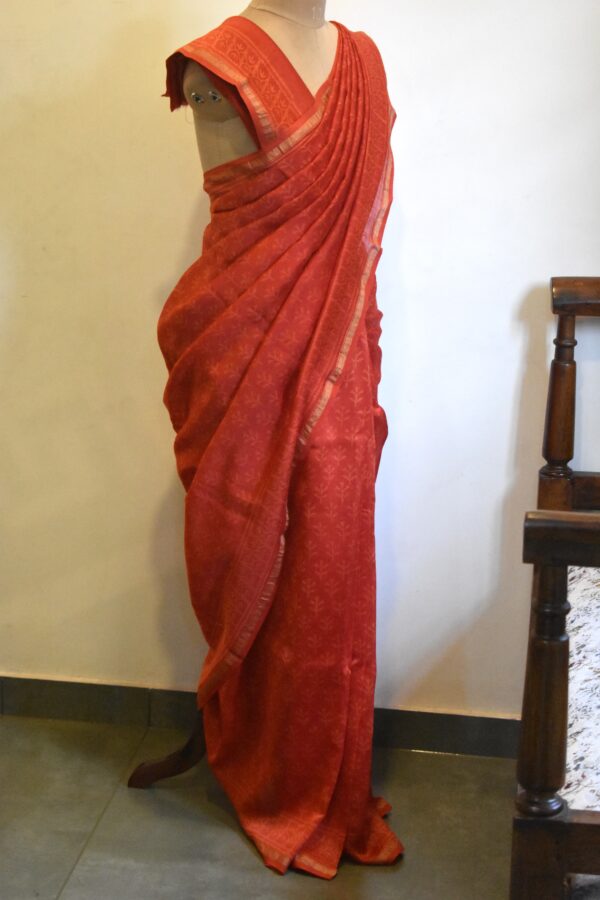 CHANDERI BLOCKPRINTED SAREES
