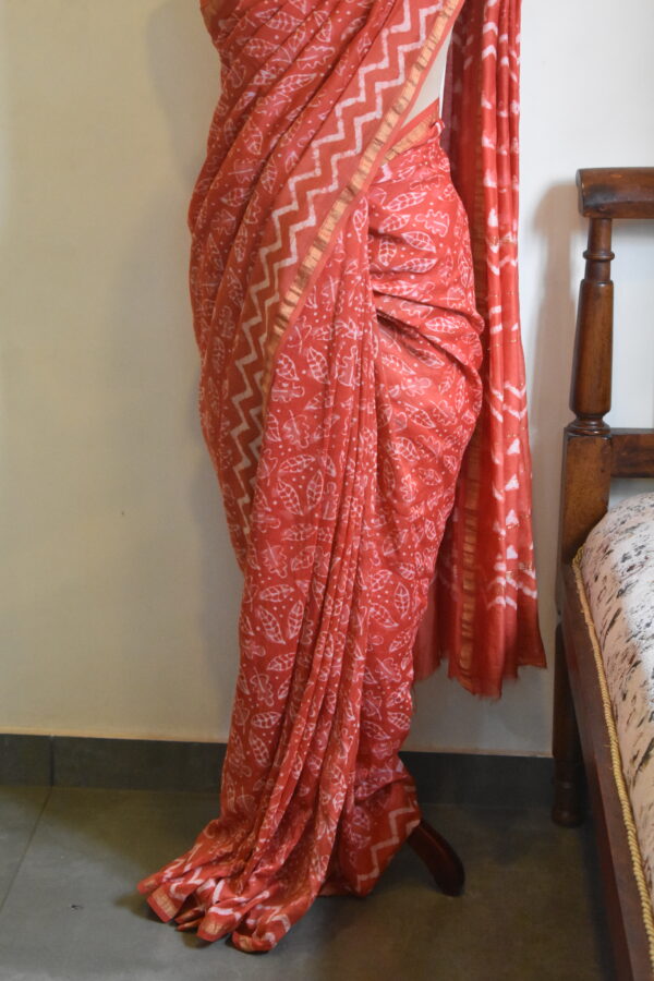 CHANDERI BLOCKPRINTED SAREES
