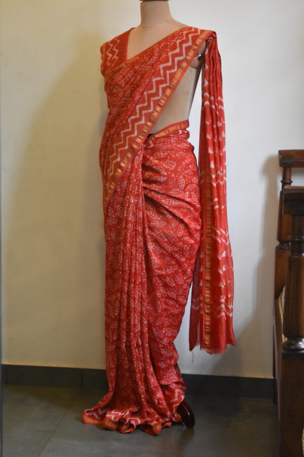 CHANDERI BLOCKPRINTED SAREES