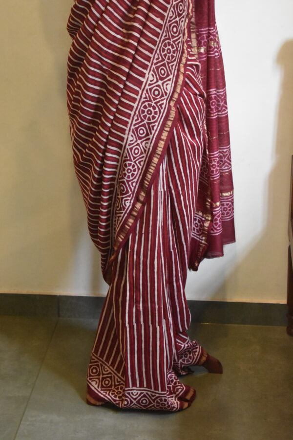 CHANDERI BLOCKPRINTED SAREES