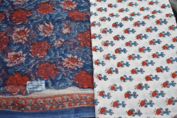 UNSTITCHED KOTA DORIYA SUIT SET