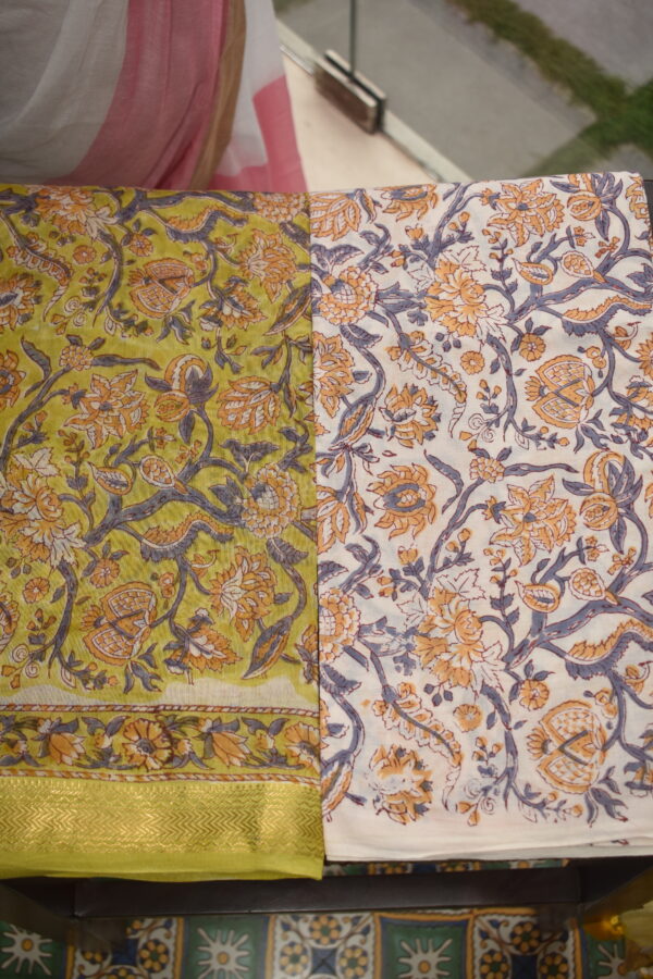 UNSTITCHED 3 PIECE MAHESWARI SILK SUIT SET