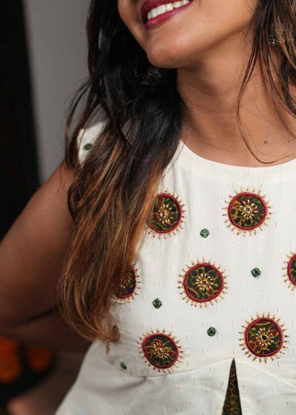 Ajrakh Rekha Dress