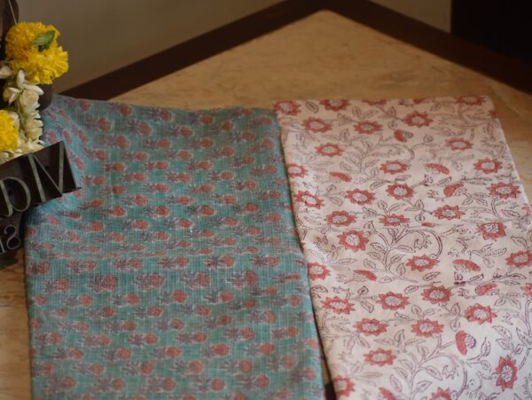 UNSTITCHED KOTA DORIYA SUIT SET
