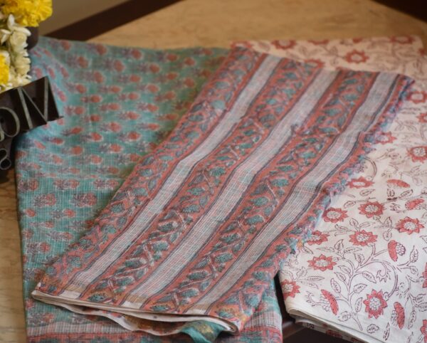 UNSTITCHED KOTA DORIYA SUIT SET