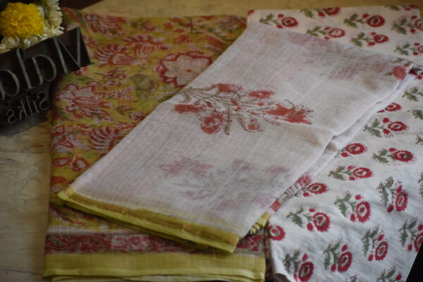 UNSTITCHED KOTA DORIYA SUIT SET