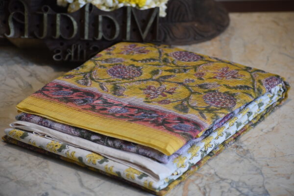 UNSTITCHED KOTA DORIYA SUIT SET