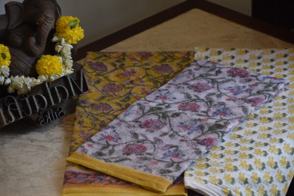 UNSTITCHED KOTA DORIYA SUIT SET