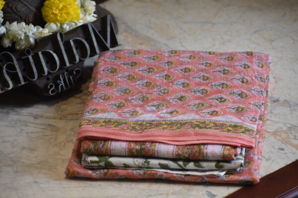UNSTITCHED KOTA DORIYA SUIT SET