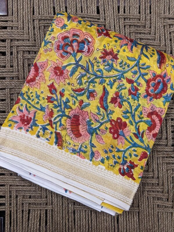 UNSTITCHED 3 PIECE MAHESWAERI SILK SUIT SET