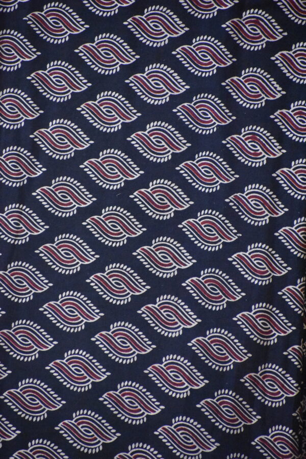 AJRAKH COTTON VEG FABRIC