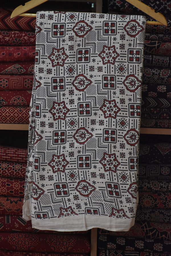 AJRAKH COTTON VEG FABRIC