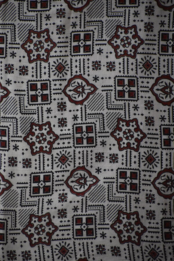 AJRAKH COTTON VEG FABRIC