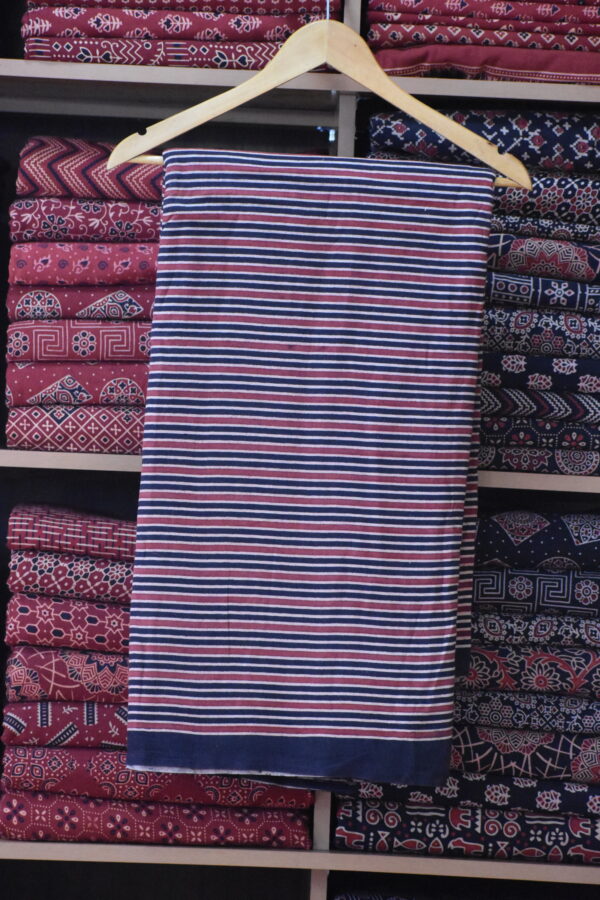AJRAKH COTTON VEG FABRIC