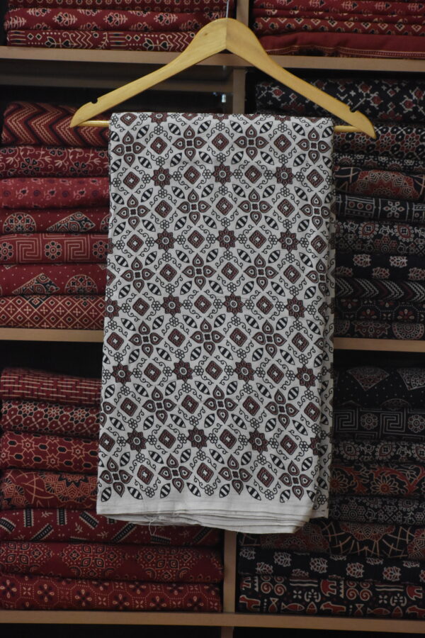 AJRAKH COTTON VEG FABRIC