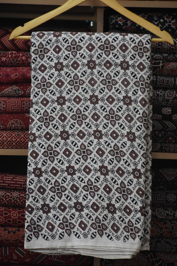 AJRAKH COTTON VEG FABRIC