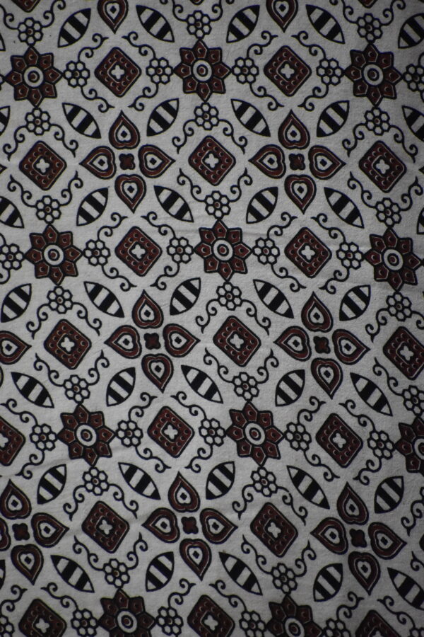 AJRAKH COTTON VEG FABRIC