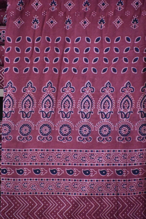 AJRAKH COTTON VEG FABRIC