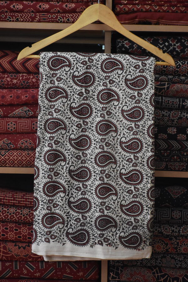 AJRAKH COTTON VEG FABRIC