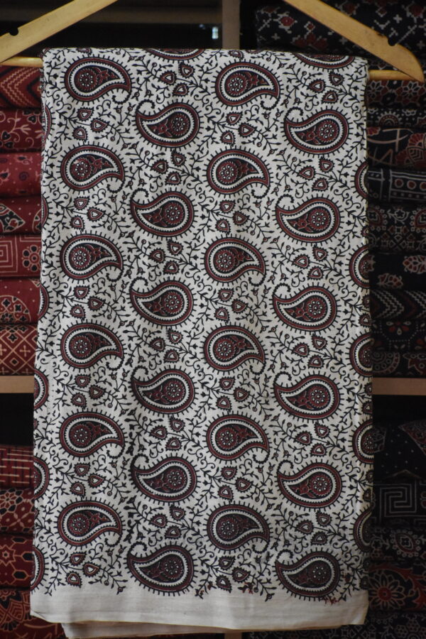 AJRAKH COTTON VEG FABRIC