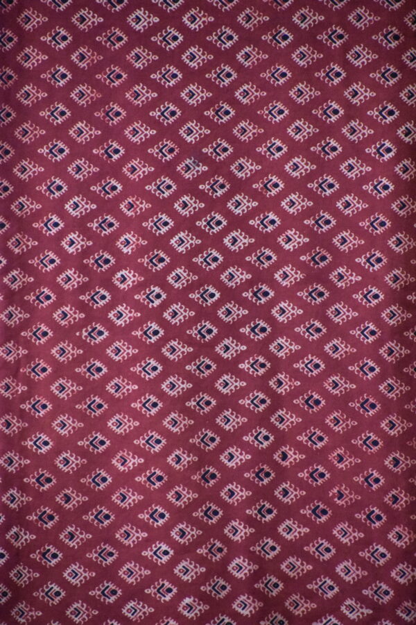 AJRAKH COTTON VEG FABRIC
