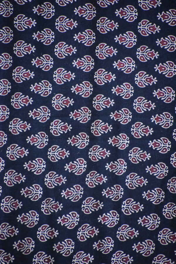 AJRAKH COTTON VEG FABRIC