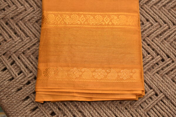 MADURAI SUNGUDI PLAIN KASAVU BORDER BLOUSE PIECE