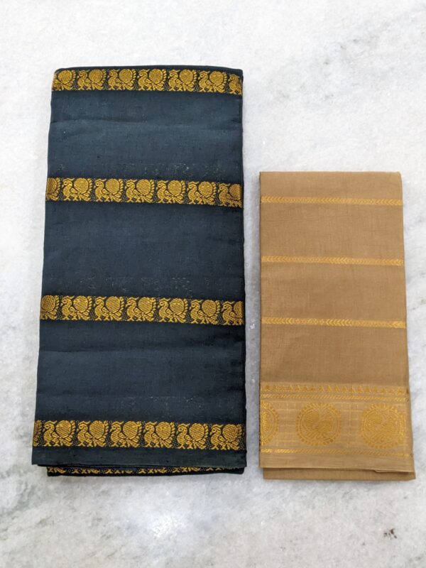 MADURAI SUNGUDI ANNAPAKSHI VELDHARI SAREE (VELDHARI BLOUSE)