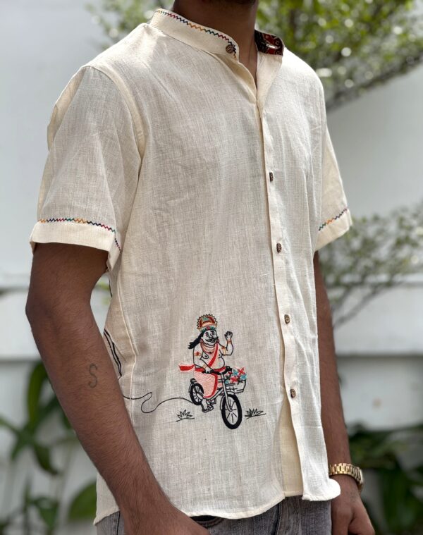 MAHABALI ON WHEELS – HANDCRAFTED SHIRT