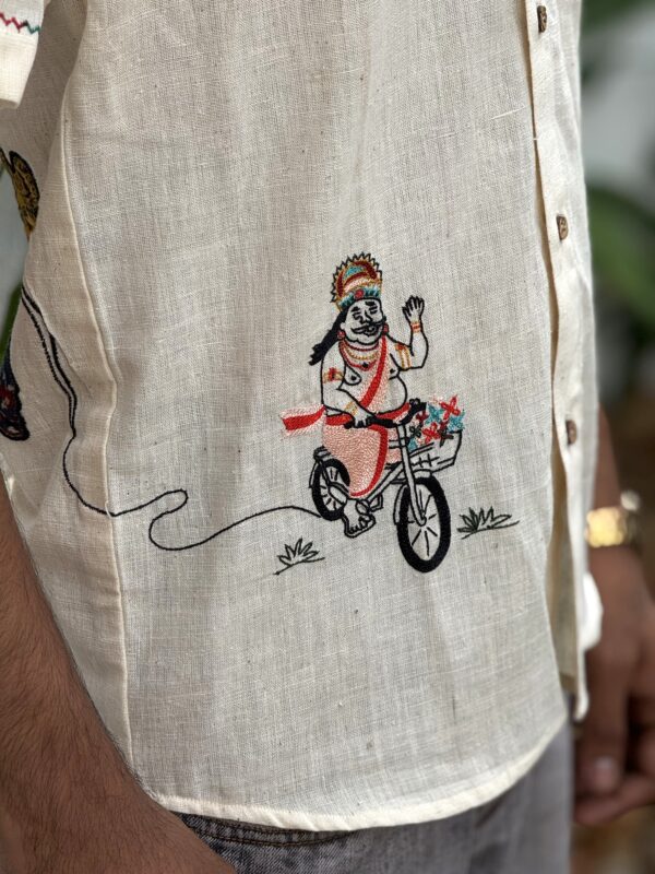 MAHABALI ON WHEELS – HANDCRAFTED SHIRT