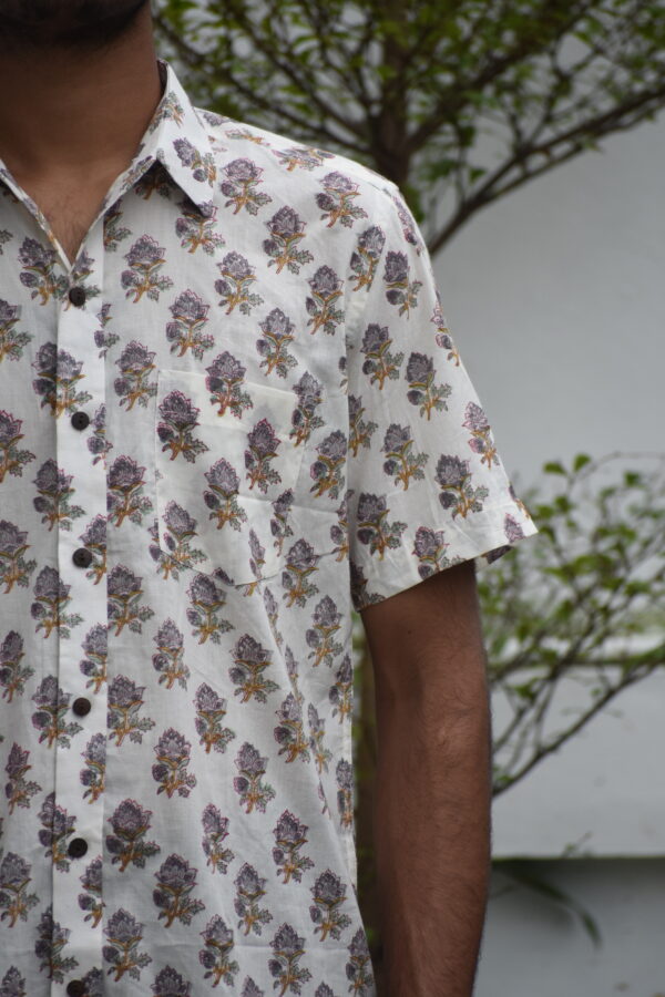 SANGANERI HANDBLOCK PRINT SHIRT