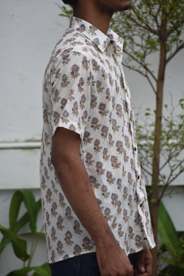 SANGANERI HANDBLOCK PRINT SHIRT