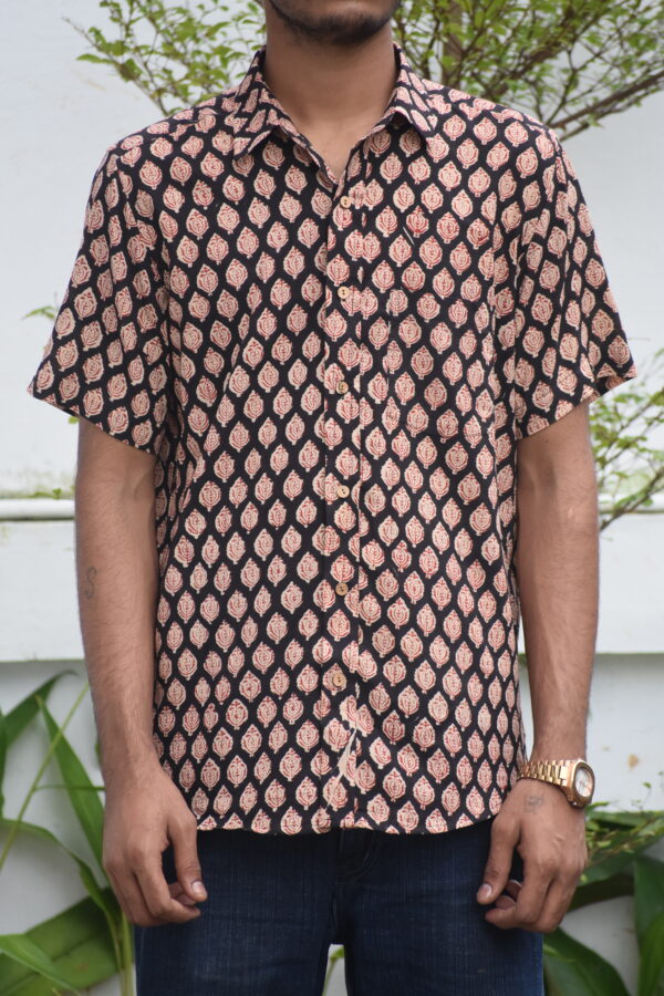 SANGANERI HANDBLOCK PRINT SHIRT