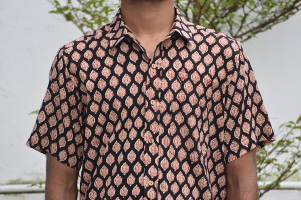 SANGANERI HANDBLOCK PRINT SHIRT