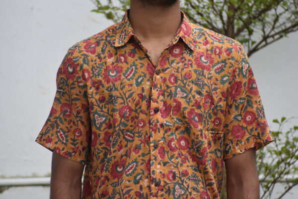 SANGANERI HANDBLOCK PRINT SHIRT