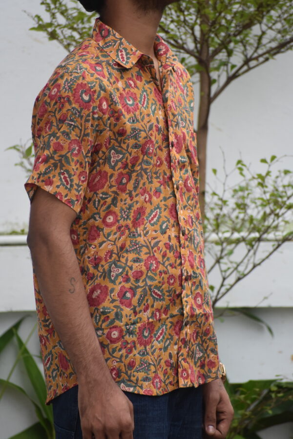 SANGANERI HANDBLOCK PRINT SHIRT