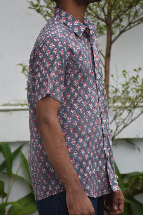 SANGANERI HANDBLOCK PRINT SHIRT