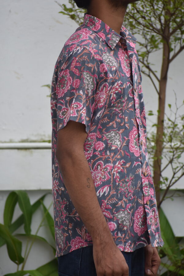SANGANERI HANDBLOCK PRINT SHIRT