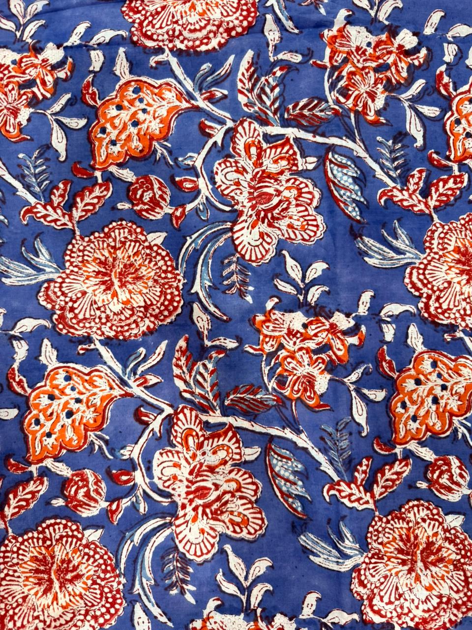 Sanganeri cotton fabric