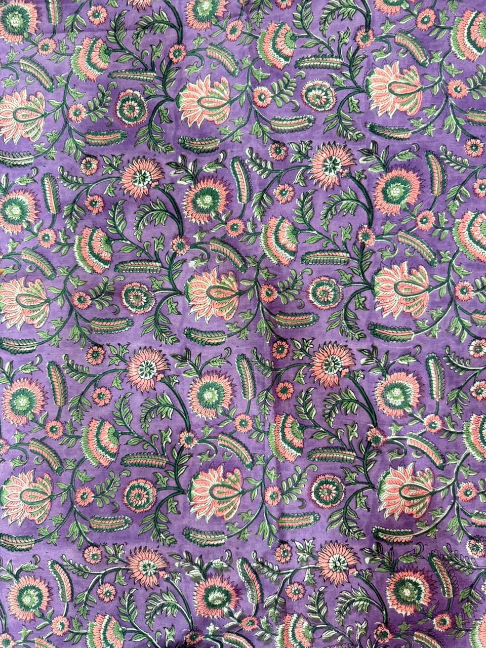Sanganeri cotton fabric