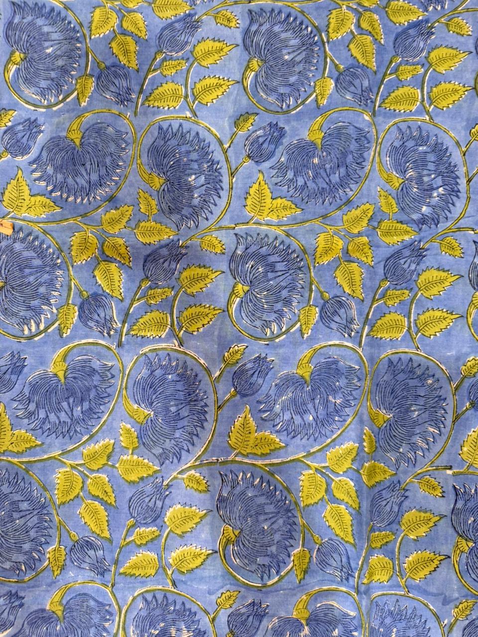 Sanganeri cotton fabric